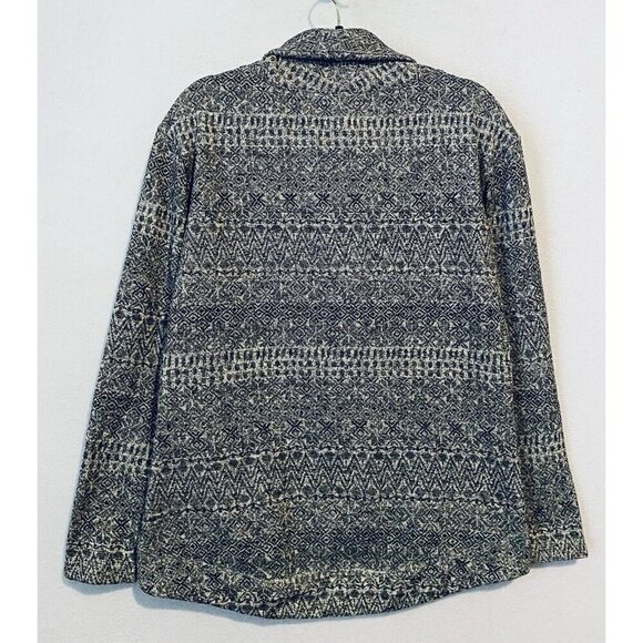 Columbia Turtleneck Womens Large Gray Sweater Season Printed Pull Over Cozy - Picture 5 of 9